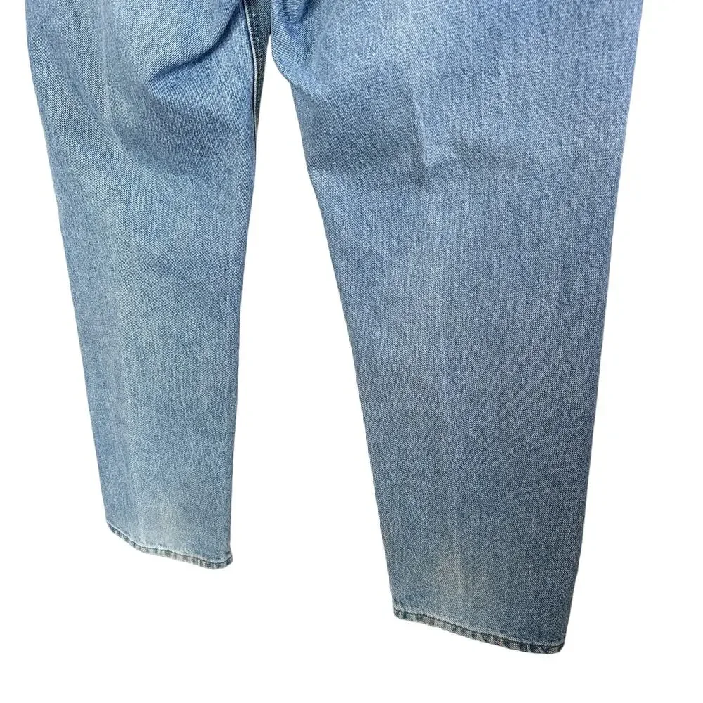 Carhartt B18 Traditional Fit Tapered Jeans Stonewash Light Medium Blue 40x30